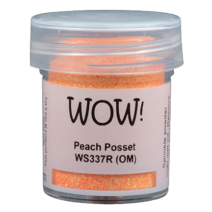 Embossing Powder, Peach Posset by WOW!