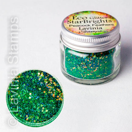 StarBrights Eco Glitter Peacock Feathers by Lavinia Stamps