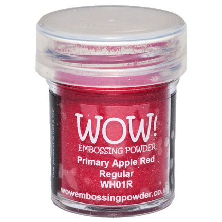 Embossing Powder, Primary Apple Red Regular by WOW!