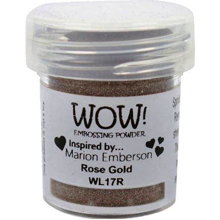 Embossing Powder, Rose Gold Colour Blend Regular Embossing Powder by WOW!