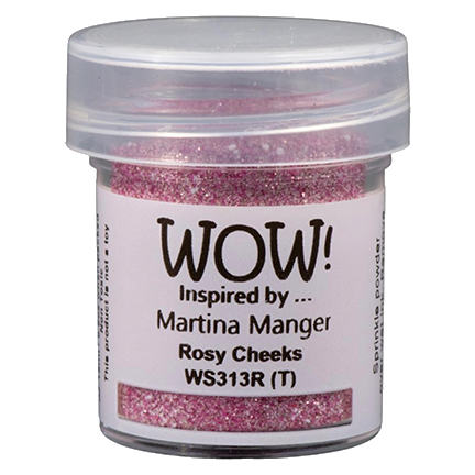 Embossing Powder, Rosy Cheeks Glitter by WOW!