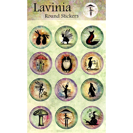 Journaling Stickers, Round by Lavinia Stamps