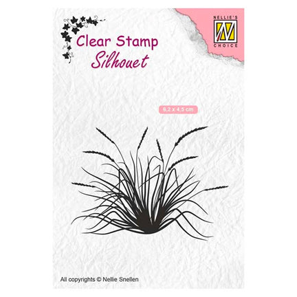 Silhouette Blooming Grass 2 Stamp by Nellie's Choice