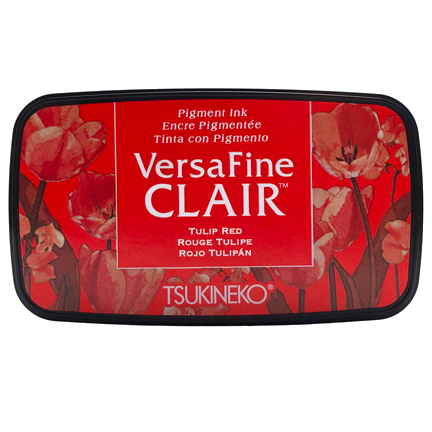 VersaFine Clair Ink Pad, Tulip Red by Tsukineko