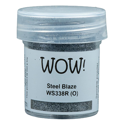 Embossing Powder, Steel Blaze Glitter by WOW!
