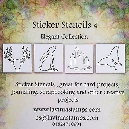Sticker Stencils 4, Elegant Collection by Lavinia Stamps