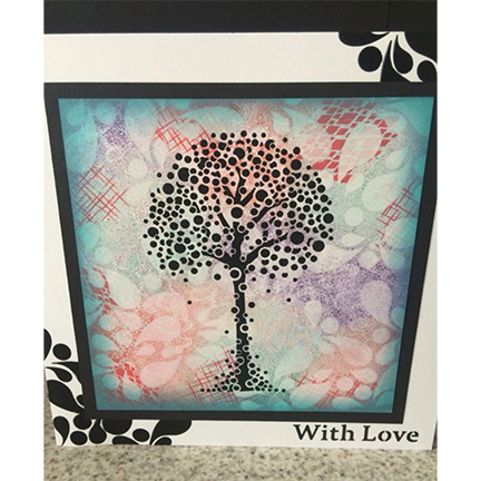 Wishing Tree Stencil by Sweet Poppy Stencils