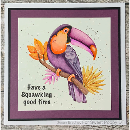 Toucan A5 Stamp Set by Sweet Poppy Stencils