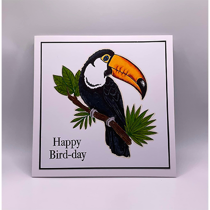 Toucan A5 Stamp Set by Sweet Poppy Stencils