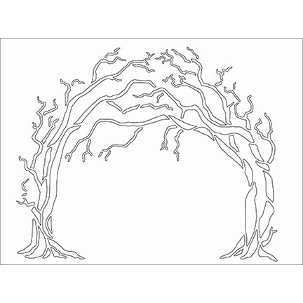 MajeMask Tree Arch Stencil by Card-io