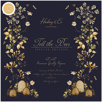 Tell The Bees 12" x 12" Premium Paper Pad by Craft Consortium