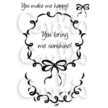 Ribbon Wreath A6 Stamp Set by Card-io