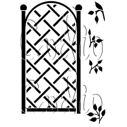 Tall Trellis A7 Stamp Set by Card-io