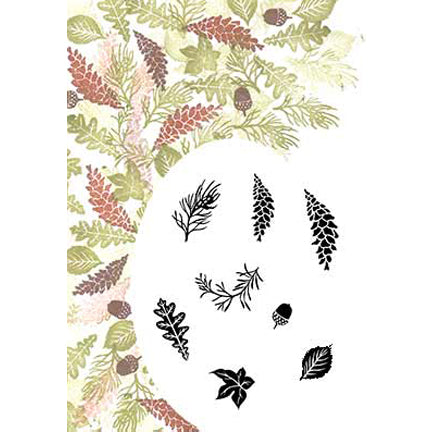 Majestix Autumn Wreath Stamp Set by Card-io