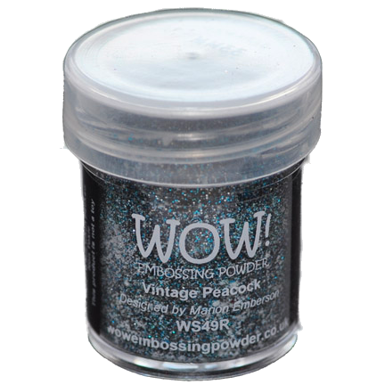 Embossing Powder, Vintage Peacock by WOW!