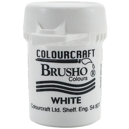 Brusho Crystal Colour, White by Colourcraft