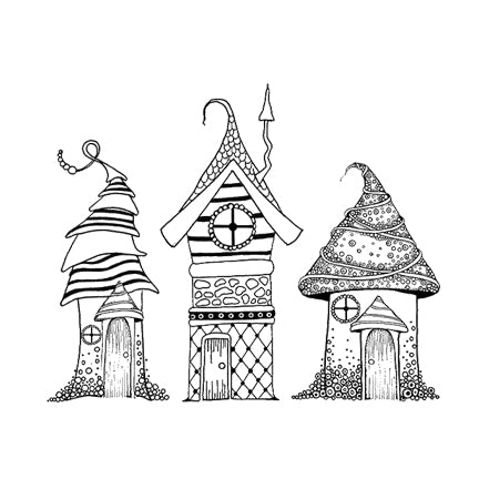 Zen Houses by Lavinia Stamps