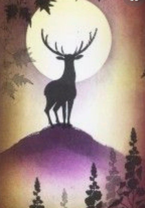 Stag by Lavinia Stamps LAV218 Artist Tracey Dutton available at Del Bello's Designs