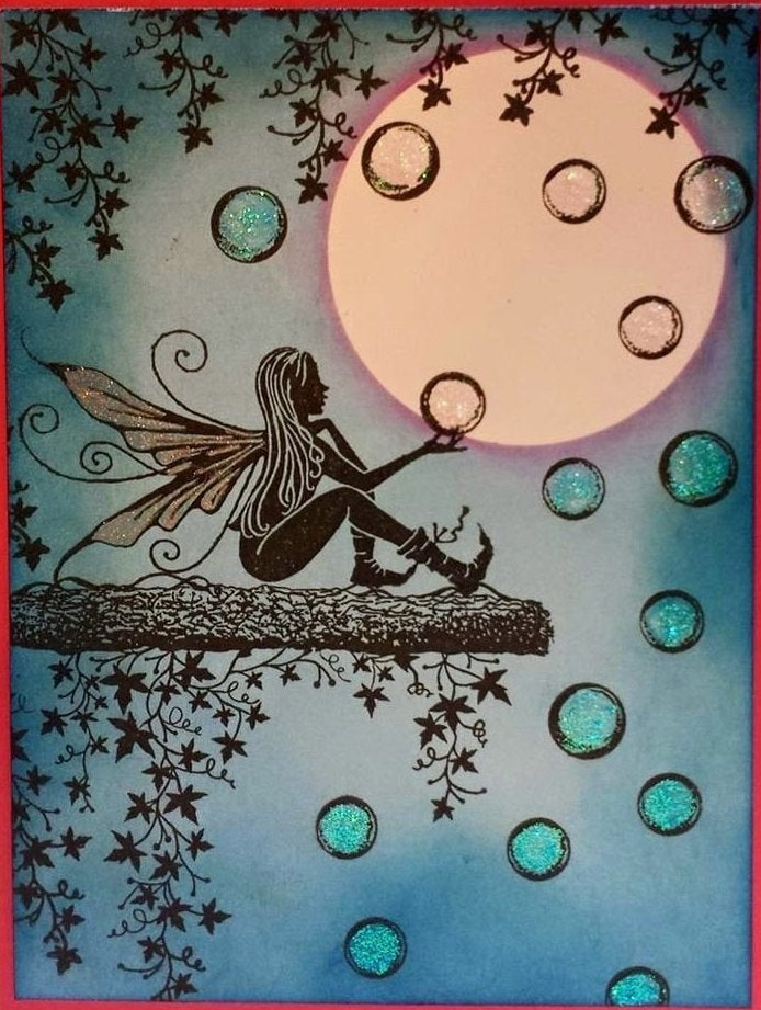 Fairy Orbs by Lavinia Stamps LAV377 Artist Tracey Dutton available at Del Bello's Designs